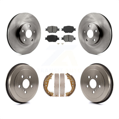 [Avant + Arrière] Kit de Disque et plaquette (semi-métallique) de frein pour 2000-2001 Toyota Celica GTS K8S-103433 par Transit Auto
