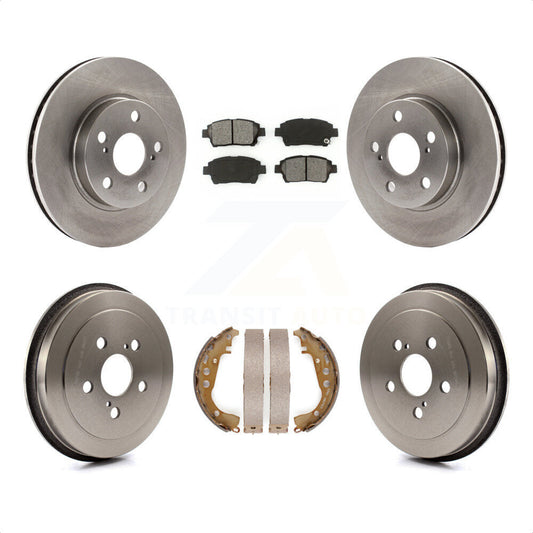 [Avant + Arrière] Kit de Disque et plaquette (semi-métallique) de frein pour 2000 Toyota Celica GT K8S-103435 par Transit Auto
