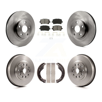 [Avant + Arrière] Kit de Disque et plaquette (semi-métallique) de frein pour 2003-2006 Toyota Matrix Pontiac Vibe AWD K8S-103436