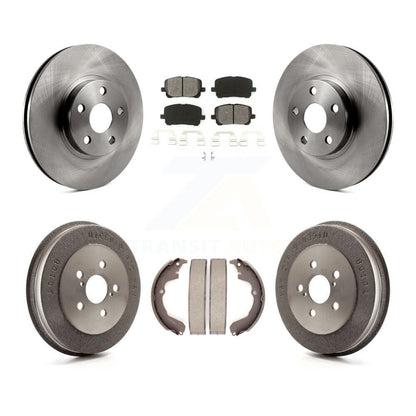 [Avant + Arrière] Kit de Disque et plaquette (semi-métallique) de frein pour Toyota Matrix Pontiac Vibe K8S-103437