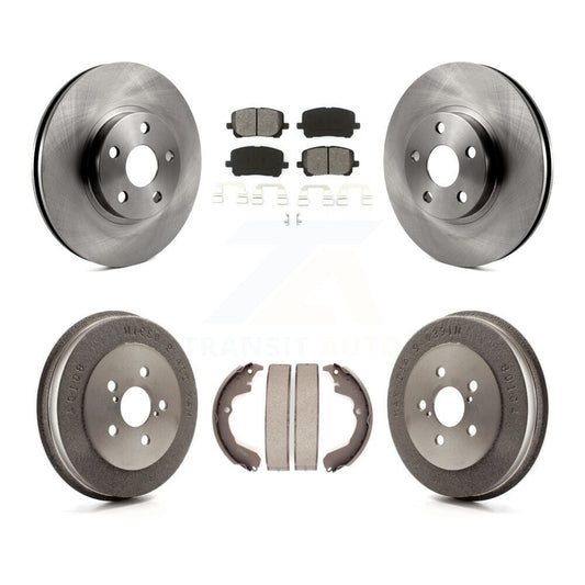 [Avant + Arrière] Kit de Disque et plaquette (semi-métallique) de frein pour Toyota Matrix Pontiac Vibe K8S-103437