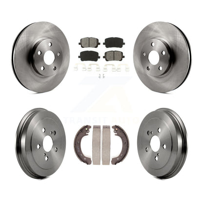 [Avant + Arrière] Kit de Disque et plaquette (semi-métallique) de frein pour Toyota Corolla K8S-103438