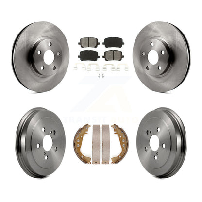 [Avant + Arrière] Kit de Disque et plaquette (semi-métallique) de frein pour Toyota Corolla K8S-103439