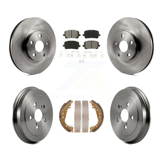[Avant + Arrière] Kit de Disque et plaquette (semi-métallique) de frein pour Toyota Corolla K8S-103439