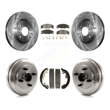 [Avant + Arrière] Kit de Disque et plaquette (semi-métallique) de frein pour 2009-2011 Ford Focus K8S-103440