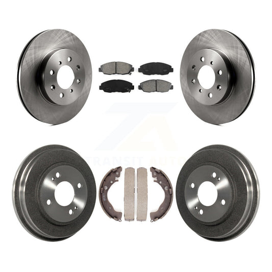 [Avant + Arrière] Kit de Disque et plaquette (semi-métallique) de frein pour Honda Insight K8S-103442