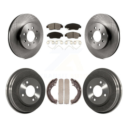 [Avant + Arrière] Kit de Disque et plaquette (semi-métallique) de frein pour Honda Fit K8S-103443