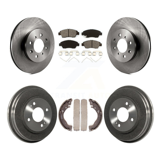 [Avant + Arrière] Kit de Disque et plaquette (semi-métallique) de frein pour Honda Fit K8S-103443