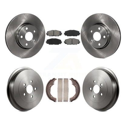 [Avant + Arrière] Kit de Disque et plaquette (semi-métallique) de frein pour Toyota Corolla K8S-103446