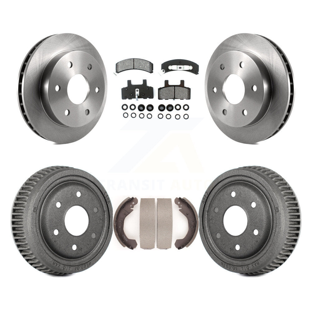[Avant + Arrière] Kit de Disque et plaquette (semi-métallique) de frein pour Chevrolet K1500 GMC Yukon Blazer K8S-103447