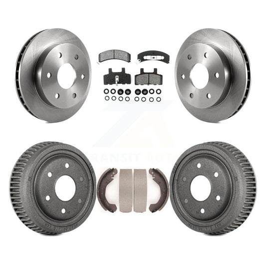 [Avant + Arrière] Kit de Disque et plaquette (semi-métallique) de frein pour Chevrolet K1500 GMC Yukon Blazer K8S-103447