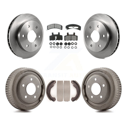 [Avant + Arrière] Kit de Disque et plaquette (semi-métallique) de frein pour GMC Yukon 4WD avec 10" Diameter K8S-103448