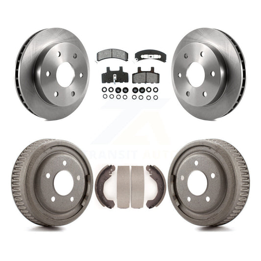 [Avant + Arrière] Kit de Disque et plaquette (semi-métallique) de frein pour GMC Yukon 4WD avec 10" Diameter K8S-103448