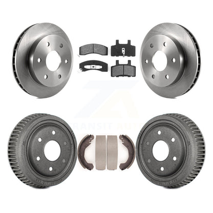 [Avant + Arrière] Kit de Disque et plaquette (semi-métallique) de frein pour 1995-1997 GMC Yukon 2 doors avec 4WD DIESEL engine avec 10" Diameter K8S-103449