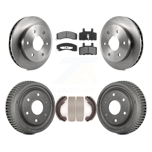 [Avant + Arrière] Kit de Disque et plaquette (semi-métallique) de frein pour 1995-1997 GMC Yukon 2 doors avec 4WD DIESEL engine avec 10" Diameter K8S-103449
