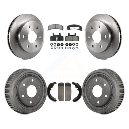 [Avant + Arrière] Kit de Disque et plaquette (semi-métallique) de frein pour 1995-1997 GMC Yukon 2 doors avec 4WD GAS engine avec 11" Diameter K8S-103451
