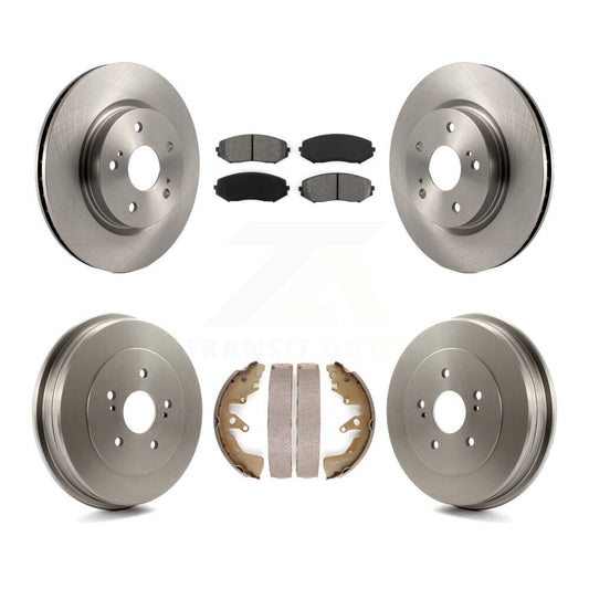 [Avant + Arrière] Kit de Disque et plaquette (semi-métallique) de frein pour 2006-2008 Suzuki Grand Vitara K8S-103452
