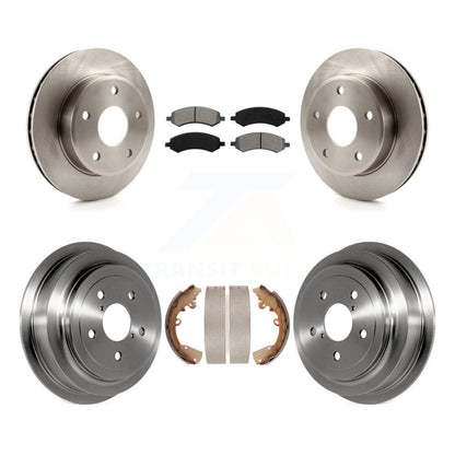 [Avant + Arrière] Kit de Disque et plaquette (semi-métallique) de frein pour Dakota Dodge Mitsubishi Raider Ram K8S-103453