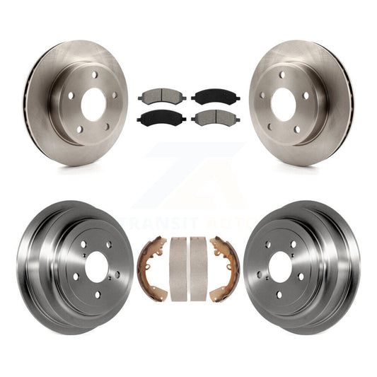 [Avant + Arrière] Kit de Disque et plaquette (semi-métallique) de frein pour Dakota Dodge Mitsubishi Raider Ram K8S-103453