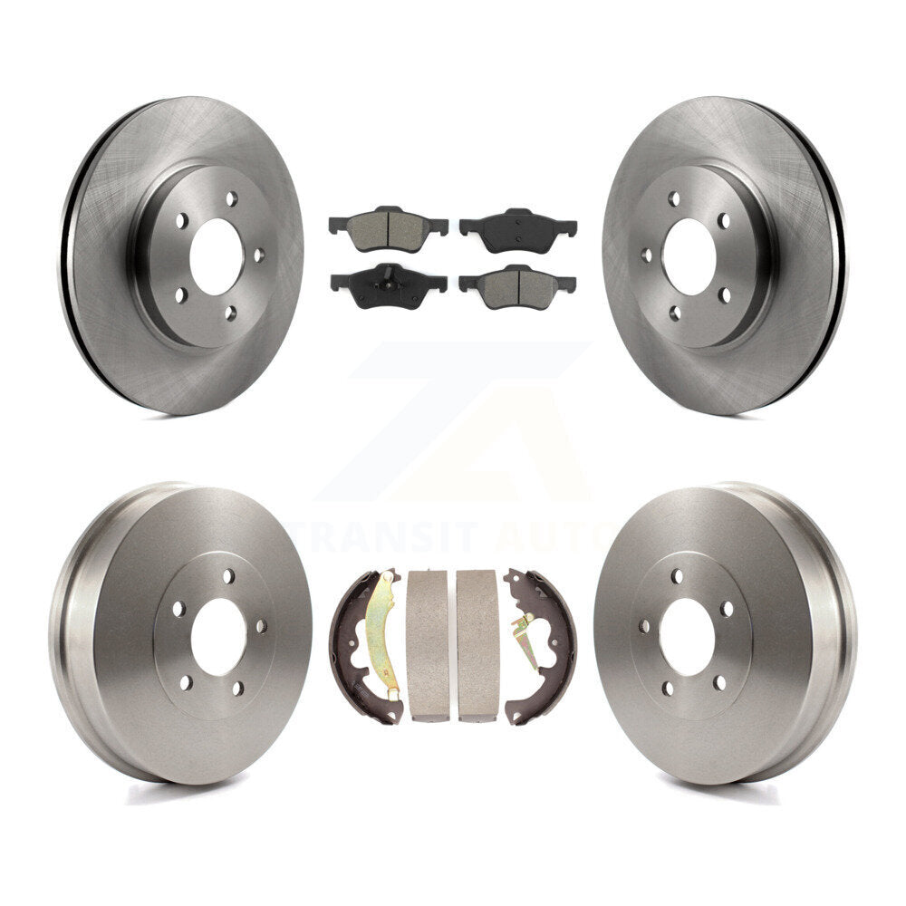 [Avant + Arrière] Kit de Disque et plaquette (semi-métallique) de frein pour Ford Escape Mercury Mariner K8S-103456
