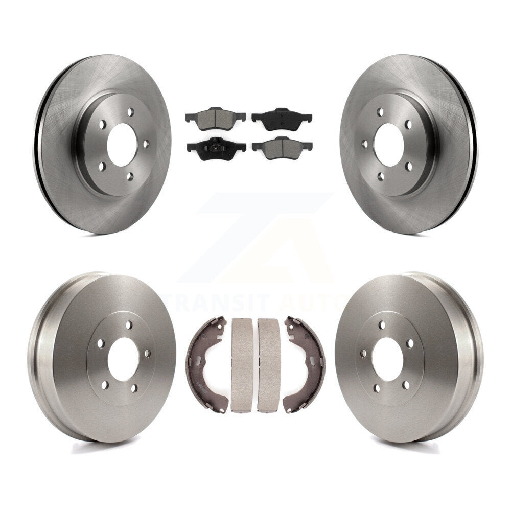 [Avant + Arrière] Kit de Disque et plaquette (semi-métallique) de frein pour 2008 Mazda Tribute K8S-103457