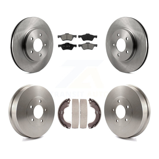 [Avant + Arrière] Kit de Disque et plaquette (semi-métallique) de frein pour 2008 Mazda Tribute K8S-103457