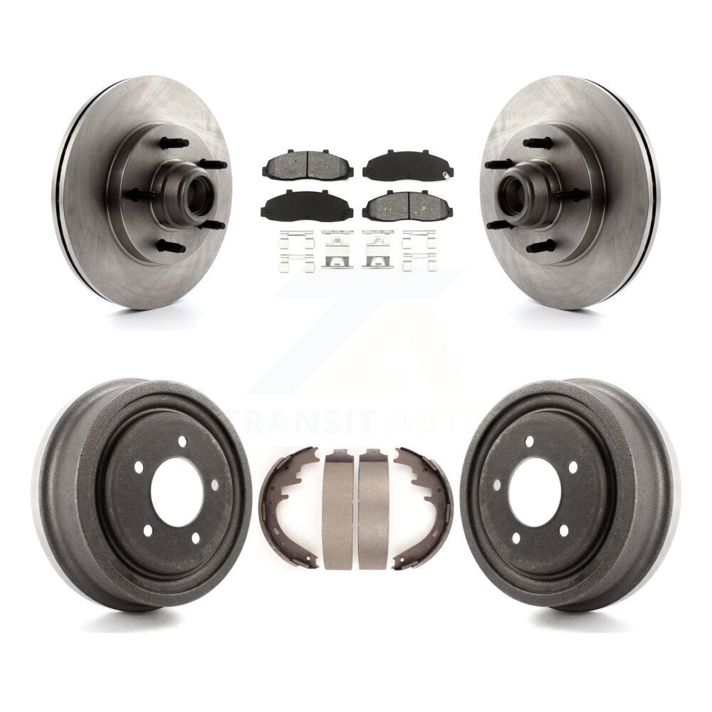 [Avant + Arrière] Kit de Disque et plaquette (semi-métallique) de frein pour Ford F-150 K8S-103458