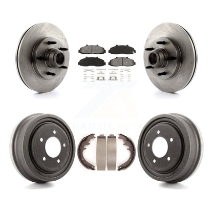 [Avant + Arrière] Kit de Disque et plaquette (semi-métallique) de frein pour Ford F-150 K8S-103458