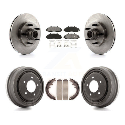 [Avant + Arrière] Kit de Disque et plaquette (semi-métallique) de frein pour Ford F-150 K8S-103458