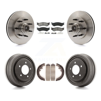 [Avant + Arrière] Kit de Disque et plaquette (semi-métallique) de frein pour 1999 Ford F-150 RWD avec 7 Lug Wheels K8S-103460