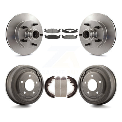 [Avant + Arrière] Kit de Disque et plaquette (semi-métallique) de frein pour Ford F-150 E-150 Econoline K8S-103465
