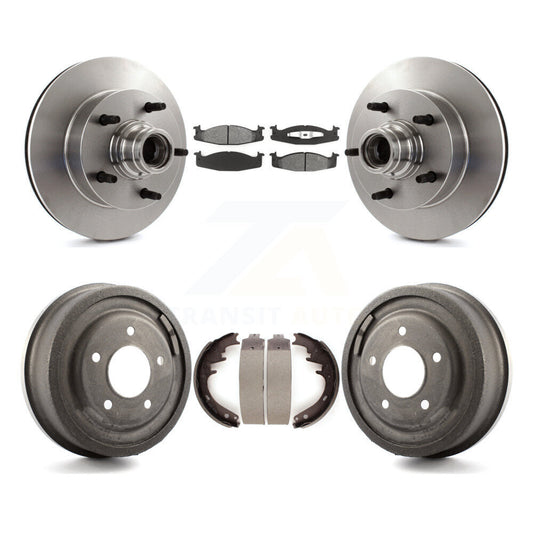 [Avant + Arrière] Kit de Disque et plaquette (semi-métallique) de frein pour Ford F-150 E-150 Econoline K8S-103465