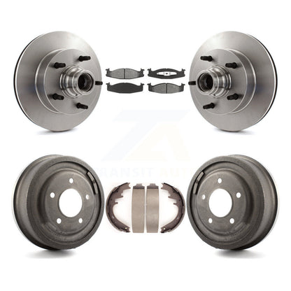 [Avant + Arrière] Kit de Disque et plaquette (semi-métallique) de frein pour 1997-1999 Ford E-150 Econoline 2-Wheel ABS K8S-103467