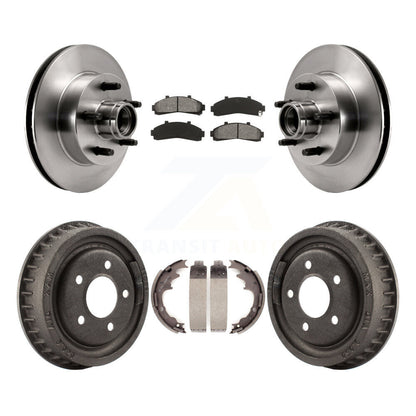[Avant + Arrière] Kit de Disque et plaquette (semi-métallique) de frein pour Ford Ranger Mazda B2500 B3000 B4000 avec 9" Diameter K8S-103469