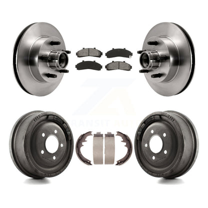 [Avant + Arrière] Kit de Disque et plaquette (semi-métallique) de frein pour Ford Ranger Mazda B2500 B3000 B4000 avec 10" Diameter K8S-103470