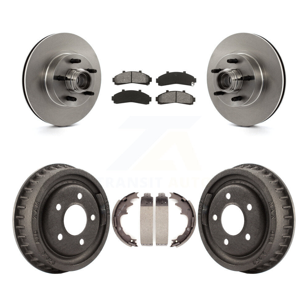 [Avant + Arrière] Kit de Disque et plaquette (semi-métallique) de frein pour Ford Ranger avec 9" Diameter K8S-103471