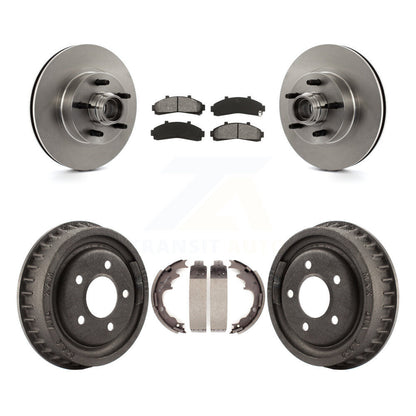 [Avant + Arrière] Kit de Disque et plaquette (semi-métallique) de frein pour Ford Ranger avec 9" Diameter K8S-103471