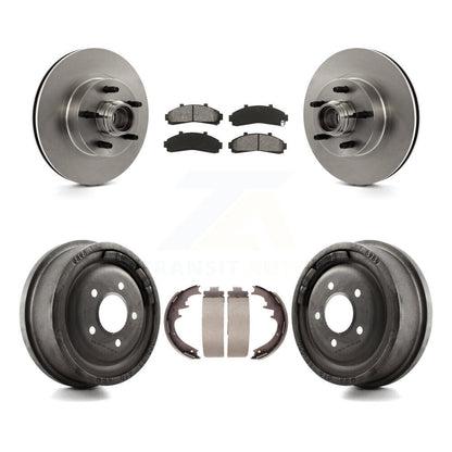 [Avant + Arrière] Kit de Disque et plaquette (semi-métallique) de frein pour Ford Ranger avec 10" Diameter K8S-103472
