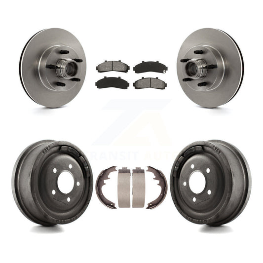 [Avant + Arrière] Kit de Disque et plaquette (semi-métallique) de frein pour Ford Ranger avec 10" Diameter K8S-103472