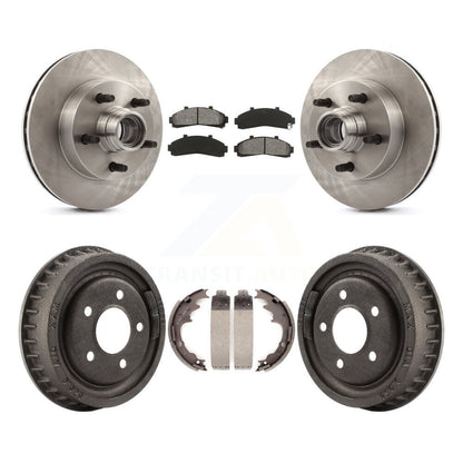 [Avant + Arrière] Kit de Disque et plaquette (semi-métallique) de frein pour 1998-1999 Mazda B4000 RWD avec 4-Wheel ABS avec 9" Diameter K8S-103473