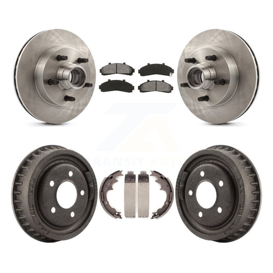 [Avant + Arrière] Kit de Disque et plaquette (semi-métallique) de frein pour 1998-1999 Mazda B4000 RWD avec 4-Wheel ABS avec 9" Diameter K8S-103473
