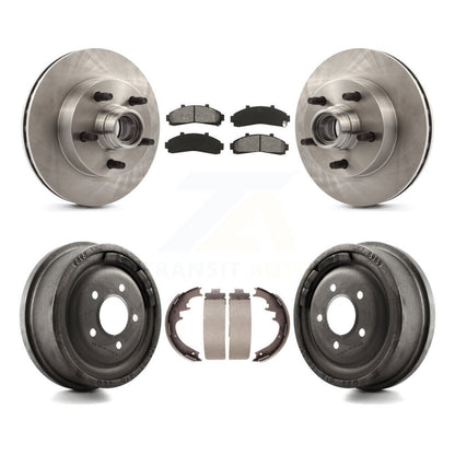 [Avant + Arrière] Kit de Disque et plaquette (semi-métallique) de frein pour 1998-1999 Mazda B4000 RWD avec 4-Wheel ABS avec 10" Diameter K8S-103474