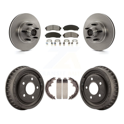 [Avant + Arrière] Kit de Disque et plaquette (semi-métallique) de frein pour 2006-2009 Ford Ranger RWD avec 9" Diameter K8S-103475