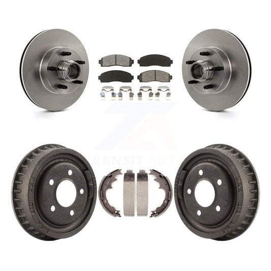 [Avant + Arrière] Kit de Disque et plaquette (semi-métallique) de frein pour 2006-2009 Ford Ranger RWD avec 9" Diameter K8S-103475
