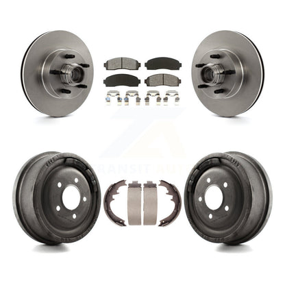 [Avant + Arrière] Kit de Disque et plaquette (semi-métallique) de frein pour 2006-2009 Ford Ranger RWD avec 10" Diameter K8S-103476