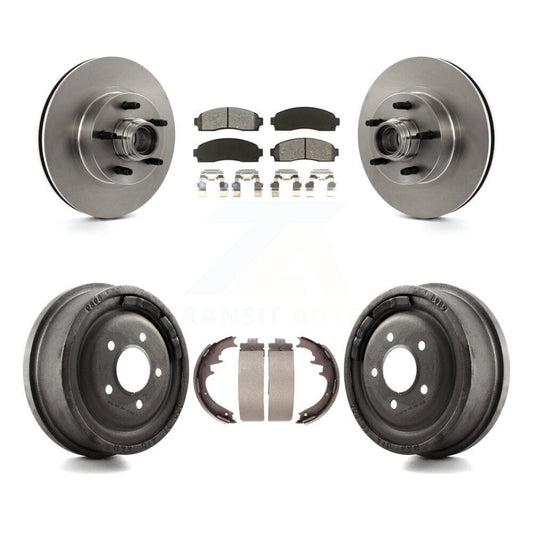 [Avant + Arrière] Kit de Disque et plaquette (semi-métallique) de frein pour 2006-2009 Ford Ranger RWD avec 10" Diameter K8S-103476