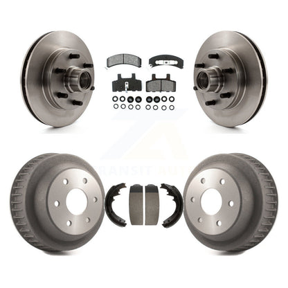 [Avant + Arrière] Kit de Disque et plaquette (semi-métallique) de frein pour C2500 Chevrolet GMC avec 7200 Lb GVW K8S-103478