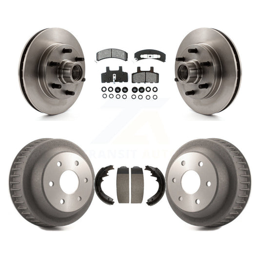 [Avant + Arrière] Kit de Disque et plaquette (semi-métallique) de frein pour C2500 Chevrolet GMC avec 7200 Lb GVW K8S-103478