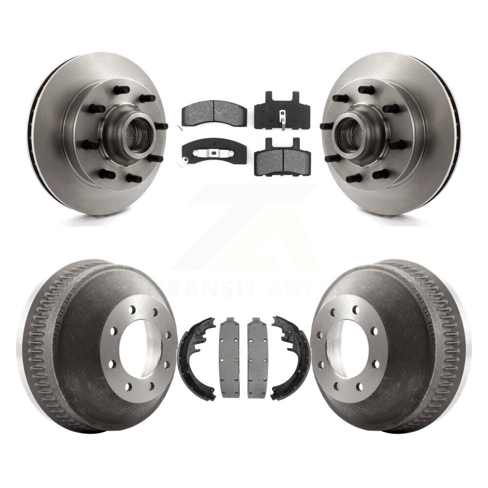 [Avant + Arrière] Kit de Disque et plaquette (semi-métallique) de frein pour Chevrolet C2500 C1500 Suburban GMC K8S-103479