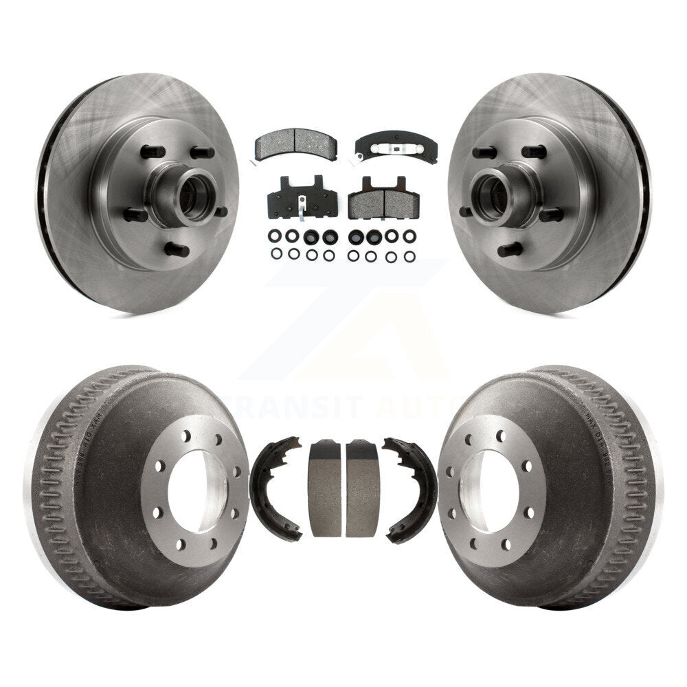 [Avant + Arrière] Kit de Disque et plaquette (semi-métallique) de frein pour 1998-1999 C1500 Suburban Chevrolet GMC avec 13" Diameter GAS engine K8S-103480